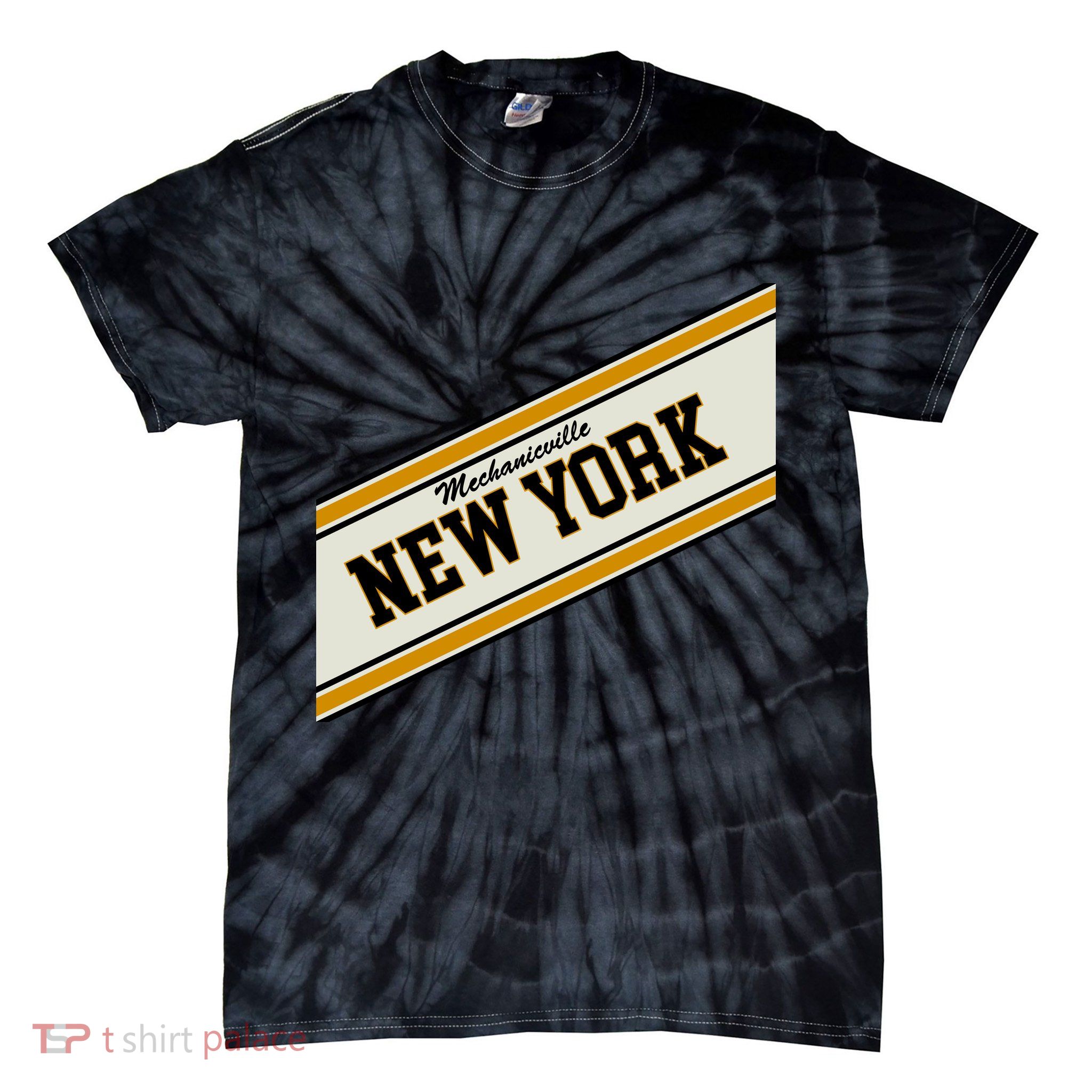 Mechanicville New York Varsity Logo Tie-Dye T-Shirt