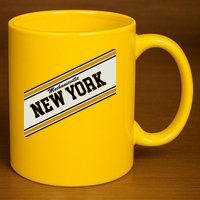 Mechanicville New York Varsity Logo 11oz C Handle Ceramic Mug