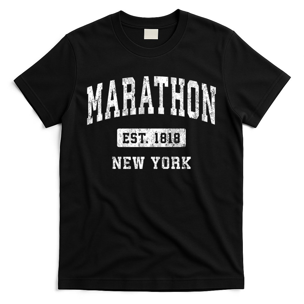 Marathon New York Ny Vintage Athletic Sports T-Shirt