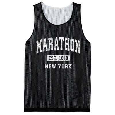 Marathon New York Ny Vintage Athletic Sports Mesh Reversible Basketball Jersey Tank