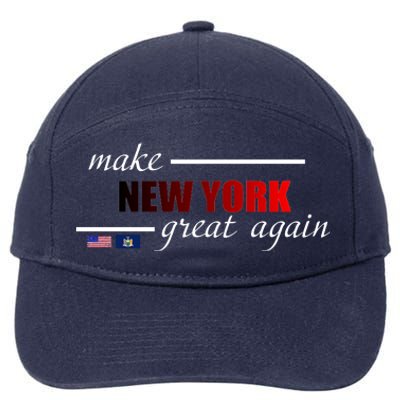 Make New York Great Again 7-Panel Snapback Hat