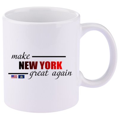 Make New York Great Again 11oz C Handle Ceramic Mug