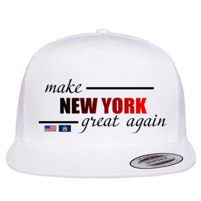 Make New York Great Again Flat Bill Trucker Hat