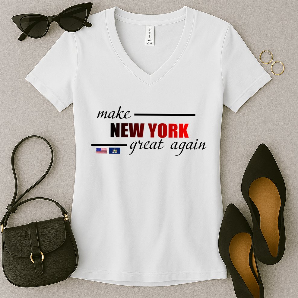 Make New York Great Again Women's V-Neck T-Shirt