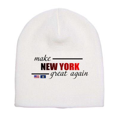 Make New York Great Again Short Acrylic Beanie
