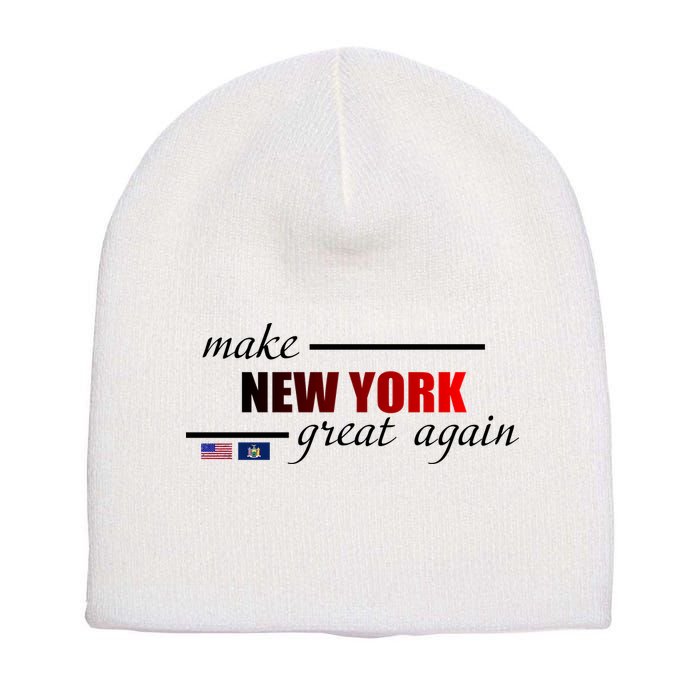 Make New York Great Again Short Acrylic Beanie