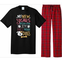 My New YearS Resolution Is To Pet More Dogs Pajama Set