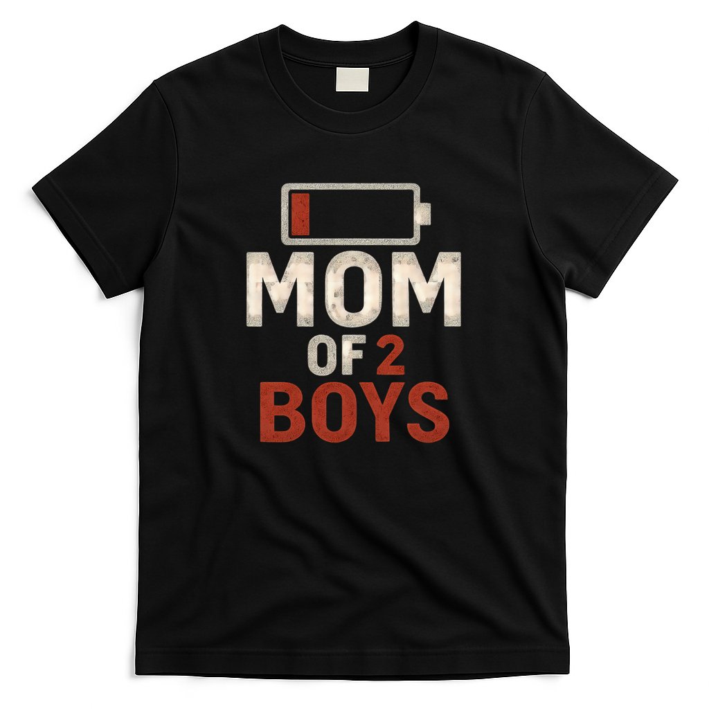 Mom of 2 Boys T-Shirt