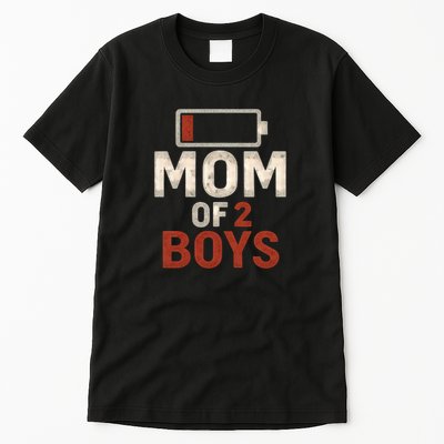 Mom of 2 Boys Tall T-Shirt
