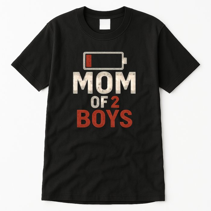 Mom of 2 Boys Tall T-Shirt