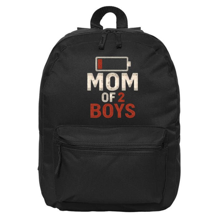 Mom of 2 Boys 16 in Basic Backpack