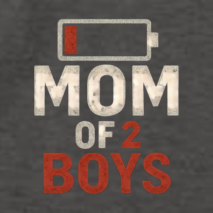 Mom of 2 Boys Vector Backpack