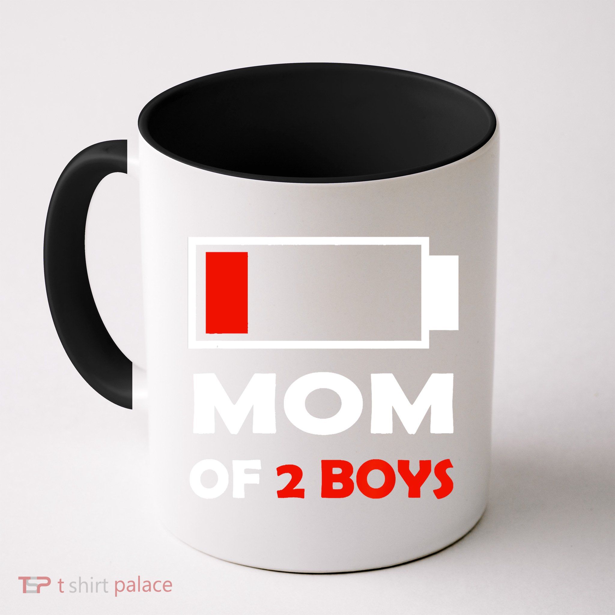 Mom Of 2 Funny Design Mug