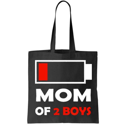 Mom Of 2 Funny Design Bag