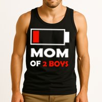 Mom Of 2 Funny Design Tank Top