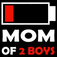 Mom Of 2 Funny Design Tank Top