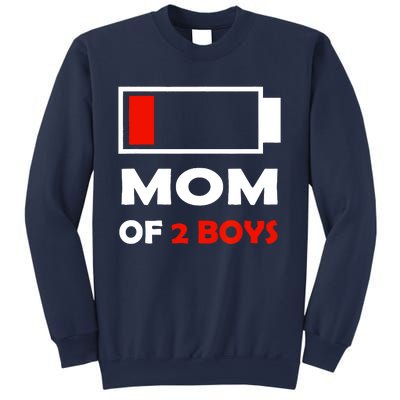 Mom Of 2 Funny Design Sweatshirt