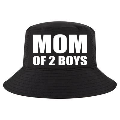 Mom Of 2 Two Sons Proud Mom Mother Mothers Day Funny Gift Cool Comfort Performance Bucket Hat