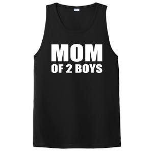 Mom Of 2 Two Sons Proud Mom Mother Mothers Day Funny Gift PosiCharge Competitor Tank