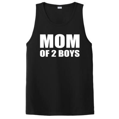 Mom Of 2 Two Sons Proud Mom Mother Mothers Day Funny Gift PosiCharge Competitor Tank