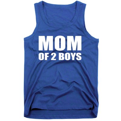 Mom Of 2 Two Sons Proud Mom Mother Mothers Day Funny Gift Tank Top