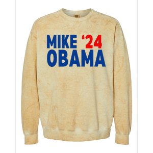 Mike Obama 2024 Colorblast Crewneck Sweatshirt