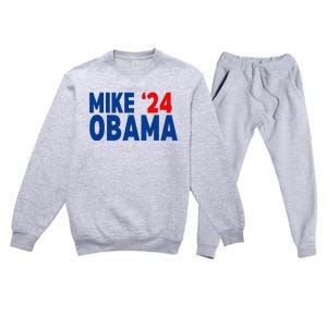 Mike Obama 2024 Premium Crewneck Sweatsuit Set