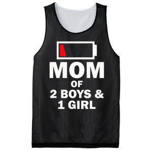 Mom Of 2 1 Girl Clothing Mother Wife Mesh Reversible Basketball Jersey Tank