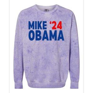 Mike Obama 2024 Colorblast Crewneck Sweatshirt