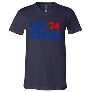 Mike Obama 2024 V-Neck T-Shirt