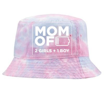 Mom of 2 Girl 1 Boy Mothers Day Gifts from Daughter Tie-Dyed Bucket Hat