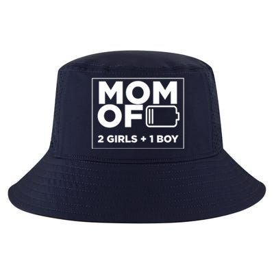 Mom of 2 Girl 1 Boy Mothers Day Gifts from Daughter Cool Comfort Performance Bucket Hat