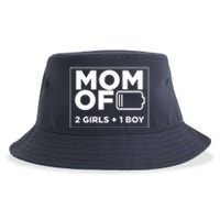 Mom of 2 Girl 1 Boy Mothers Day Gifts from Daughter Sustainable Bucket Hat