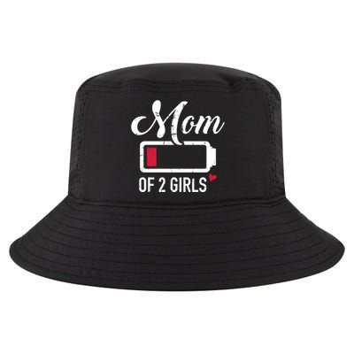 Mom Of 2 Low Battery Great Gift Cool Comfort Performance Bucket Hat