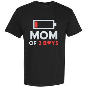 Mom of 2Boys from Son to mom for Mothers Day Birthday Garment-Dyed Heavyweight T-Shirt