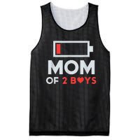 Mom of 2Boys from Son to mom for Mothers Day Birthday Mesh Reversible Basketball Jersey Tank