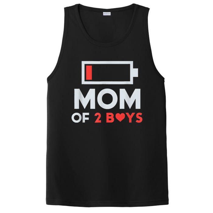 Mom of 2Boys from Son to mom for Mothers Day Birthday PosiCharge Competitor Tank