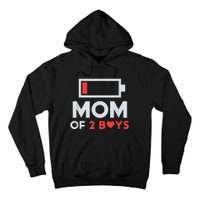 Mom of 2Boys from Son to mom for Mothers Day Birthday Tall Hoodie