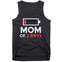 Mom of 2Boys from Son to mom for Mothers Day Birthday Tank Top