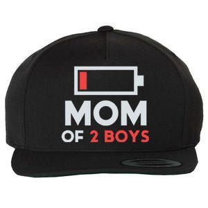 Mom Of 2 Gift From Son Mothers Day Birthday Wool Snapback Cap