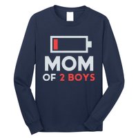 Mom Of 2 Gift From Son Mothers Day Birthday Long Sleeve Shirt