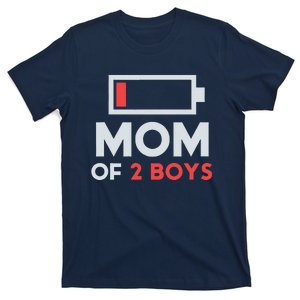 Mom Of 2 Gift From Son Mothers Day Birthday T-Shirt