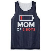 Mom Of 2 Gift From Son Mothers Day Birthday Mesh Reversible Basketball Jersey Tank