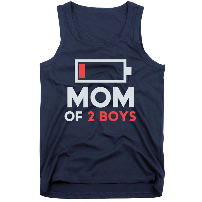 Mom Of 2 Gift From Son Mothers Day Birthday Tank Top