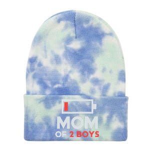 Mom Of 2 Gift From Son Mothers Day Birthday Tie Dye 12in Knit Beanie