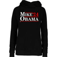 Mike Obama 2024 Mike Obama Womens Funnel Neck Pullover Hood