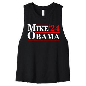 Mike Obama 2024 Mike Obama Women's Racerback Cropped Tank