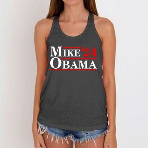 Mike Obama 2024 Mike Obama Women's Knotted Racerback Tank