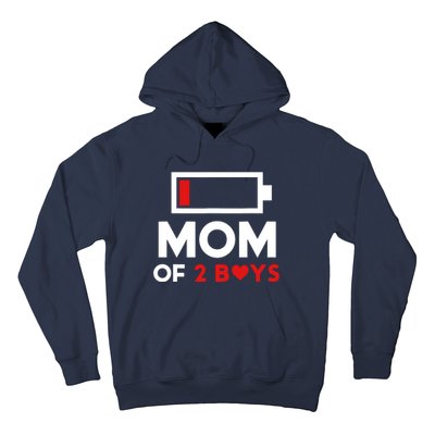 Mom Of 2 Boy From Son To Mom For Mothers Day Birthday Women Hoodie