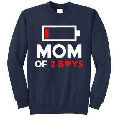 Mom Of 2 Boy From Son To Mom For Mothers Day Birthday Women Sweatshirt